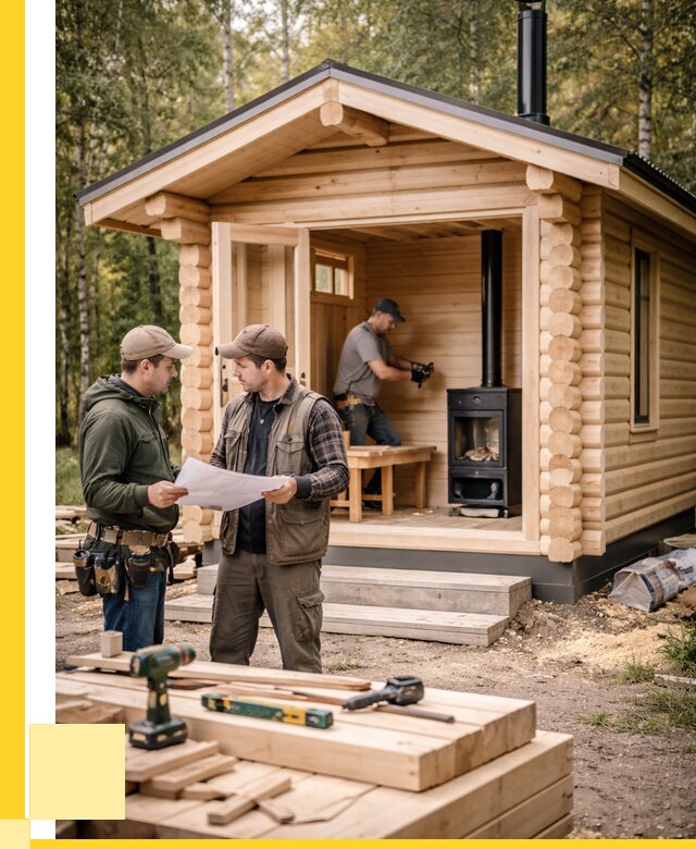 Монтаж бань под ключ в Новоалтайске — от 204480 р. | ЭриданНвл