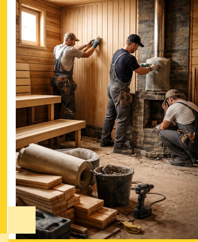 Ремонт бань под ключ в Новоалтайске от 46008 р. | ЭриданНвл