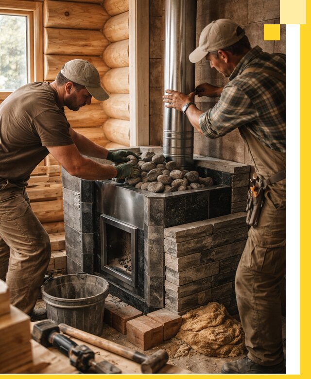 Строительство и отделка русских бань под ключ в Новоалтайске