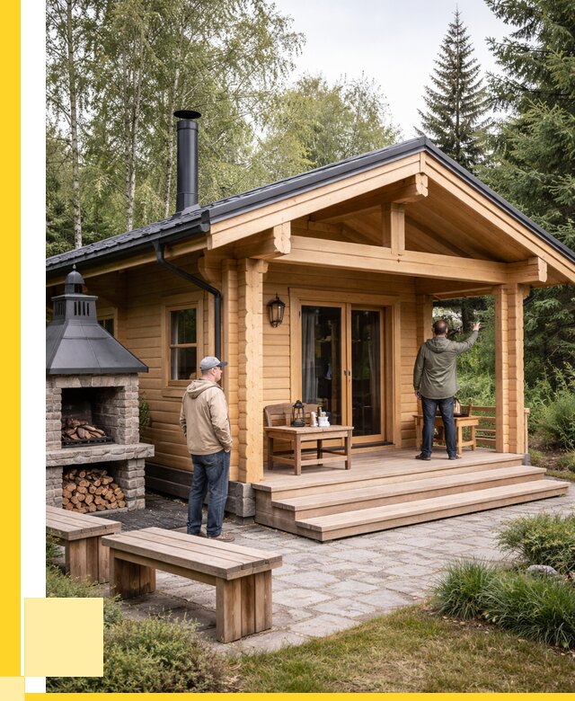 Деревянные бани под ключ в Новоалтайске от 460080 р. | ЭриданНвл