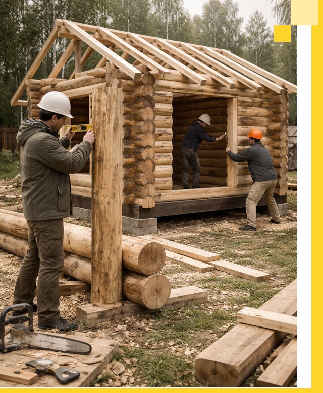 Строительство бань для дачи под ключ в Новоалтайске с доставкой и монтажом