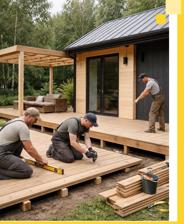 Строительство бань с террасой и бассейном под ключ в Новоалтайске