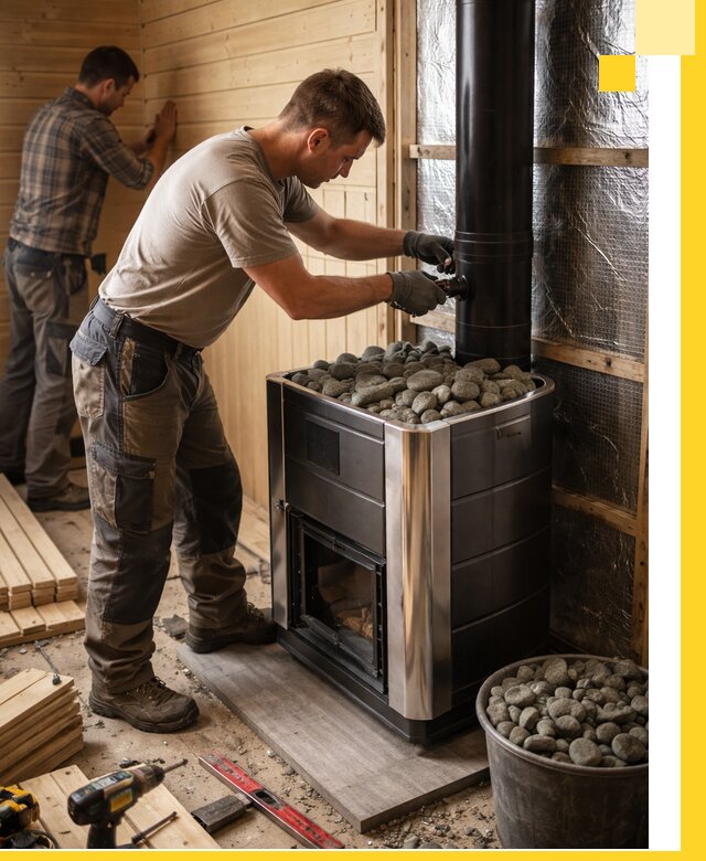 Проектирование и строительство парилок для бани в Новоалтайске под ключ