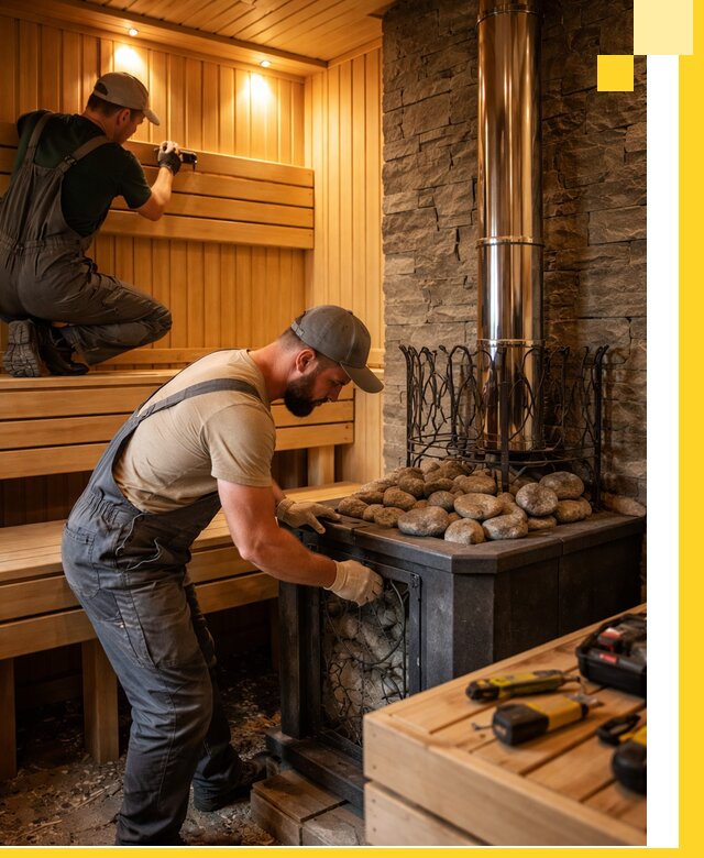 Комплексный дизайн бань, саун и зон отдыха в Новоалтайске