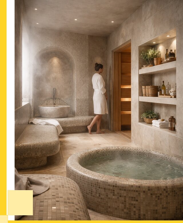 Строительство бани с хамамом в Новоалтайске от 766800 р. | ЭриданНвл