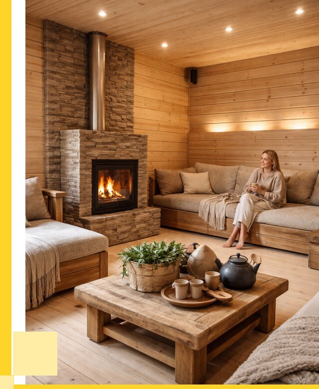 Проект бани с комнатой отдыха в Новоалтайске от 35784 р. | ЭриданНвл