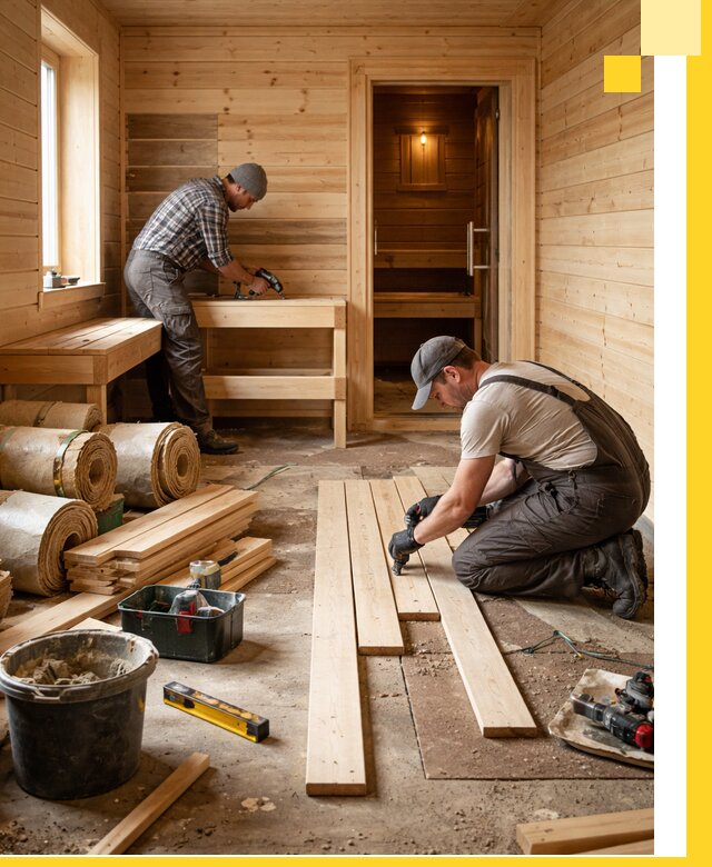 Индивидуальный проект бани с комнатой отдыха под ключ в Новоалтайске