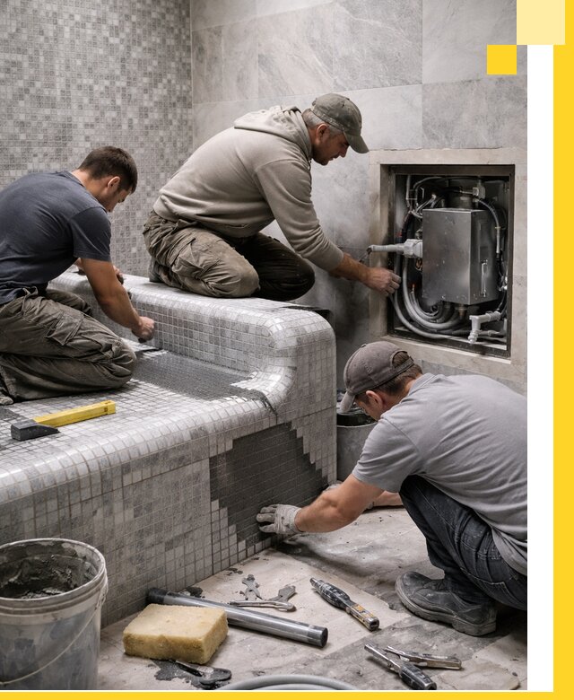 Проекты хамамов под ключ в Новоалтайске и дизайн и строительство