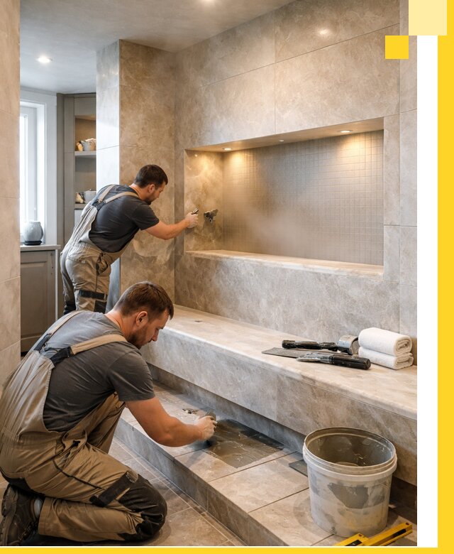 Профессиональное строительство хамама в квартире в Новоалтайске