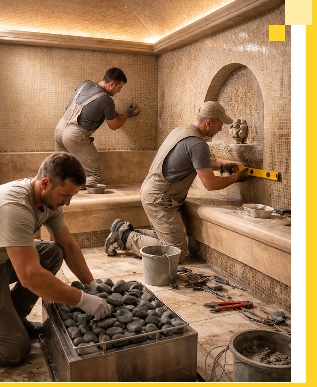 Проектирование и строительство хамама и сауны в Новоалтайске