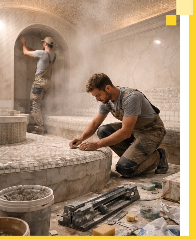 Профессиональный дизайн хамама и SPA под ключ в Новоалтайске