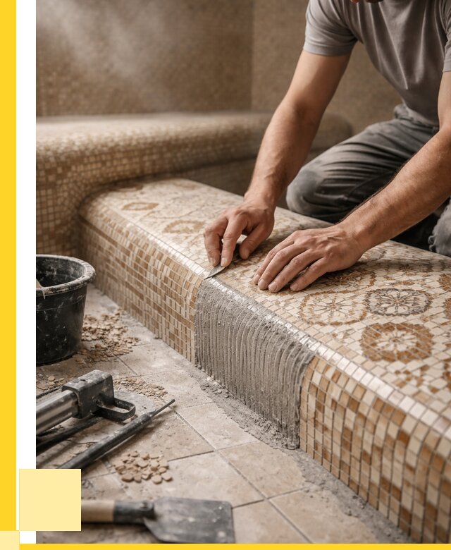 Плитка для хамама под ключ в Новоалтайске от 3578 р. | ЭриданНвл