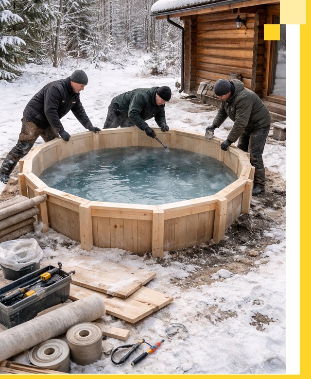 Изготовление и установка ледяных купелей под ключ в Новоалтайске