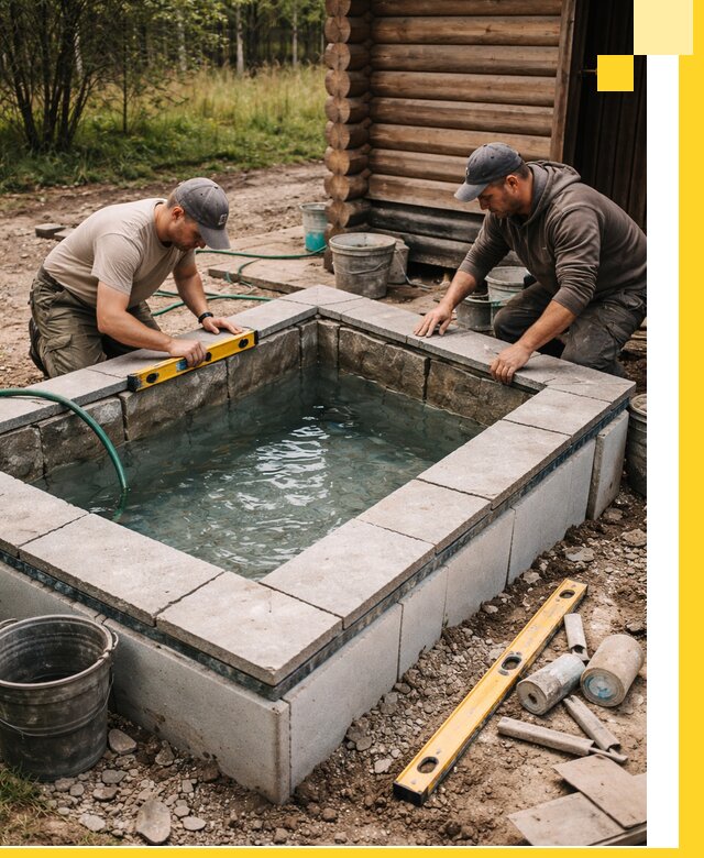 Изготовление и установка холодных купелей под ключ в Новоалтайске